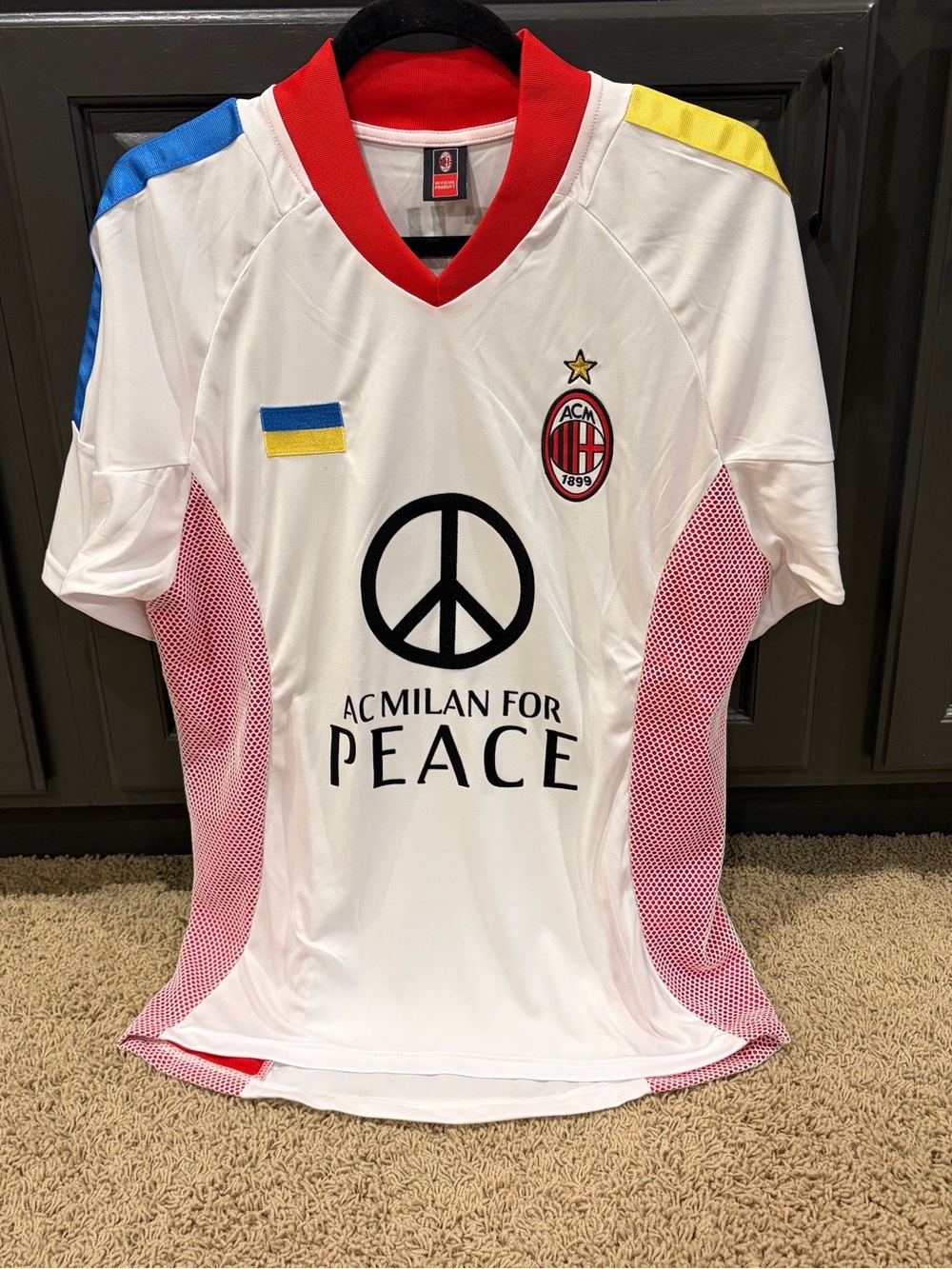 Limited Edition 2022 #7 SHEVCHENKO UKRAIN MILAN AC Football Kit Jersey size M